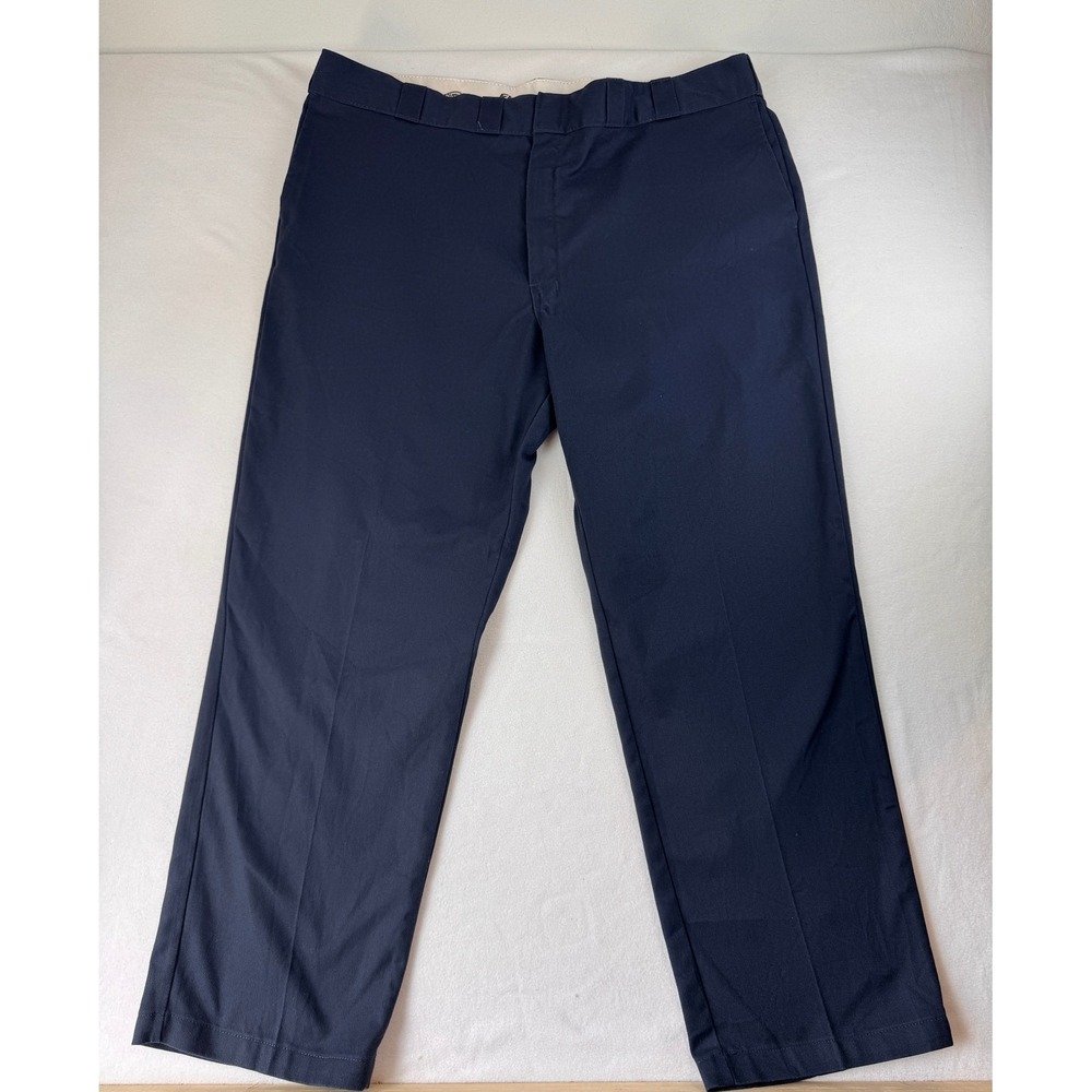 Dickies Original 874 Men's Navy Work Pants 46x32 Classic Fit Workwear